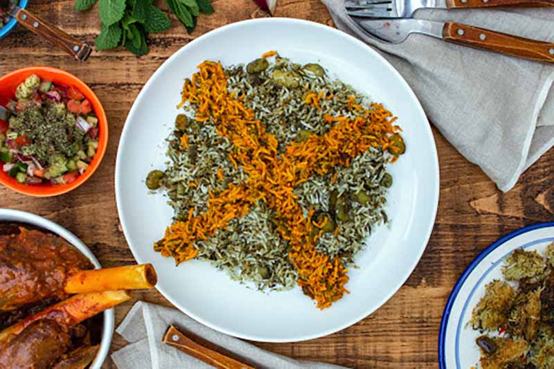 چگونه باقالی پلو بپزیم