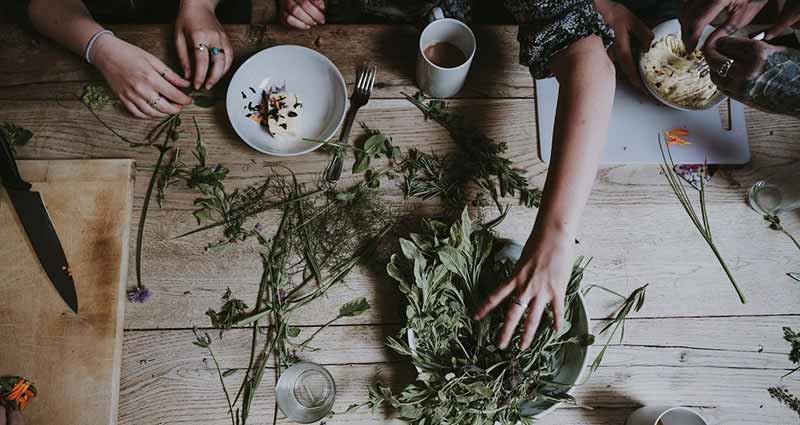 روش خشک کردن سبزی به سبک انعکاس