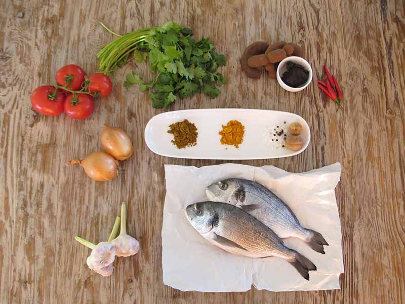 مواد لازم قلیه ماهی