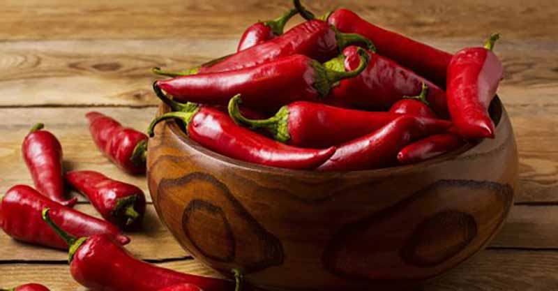فلفل های تند و چیلی