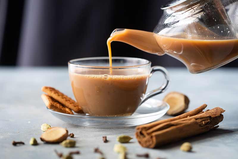 آماده سازی چای ماسالا