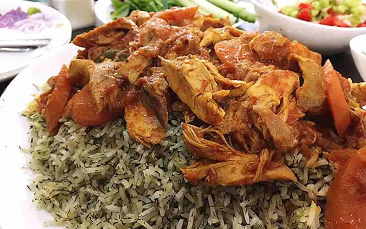 طرز تهیه شوید پلو با مرغ